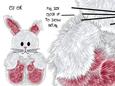 Fluffy Rabbit Embelishment