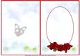 Butterfly and Roses Card Insert Sheet