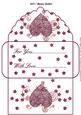 Deep Pink Heart Gift Money Wallet