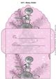 Silver on Pink Ornament Money Gift Wallet