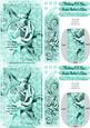 C6 Green Rose Mothers Day Thinking of You Bookmark Keepsake