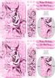 C6 Pink Rose Happy Birthday Get Well Soon Bookmark Keepsake