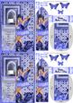 C6 Mothers Day Blue Ballerina Butterfly Bookmark Keepsake
