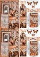 C6 Mothers Day Orange Ballerina Butterfly Bookmark Keepsake