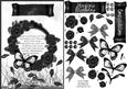 Butterflies and Black Roses Decoupage Card Sheet