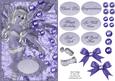 Fairy Fantasy Lilac Bubbles and Lace Card Sheet