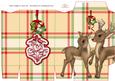 Reindeer Mistletoe Christmas Pinch Bag