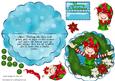 Over the Edge Rocker Christmas Elf and Wreath