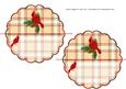 Over the Edge Rocker Cardinals and Tartan Decoupage Insert