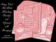Pink Christmas Bauble Ornament Swing Card Kit