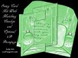 Green Christmas Bauble Ornament Swing Card Kit
