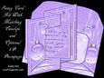 Purple Christmas Bauble Ornament Swing Card Kit
