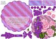 Over the Edge Rocker Roses and Pink Roses and Purple