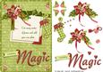 Holiday Magic Picture Frame with Decoupage