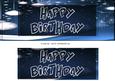 Happy Birthday Winter Night Scene Dl Card