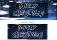 Merry Christmas Winter Night Scene Dl Card