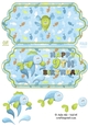 Fish splash 9th birthday scallop edge card