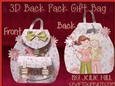 Buds n blossoms friends summer back pack gift bag