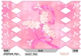 Holly and pink ribbon Christmas cracker