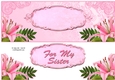 Lily corner for my sister DL card