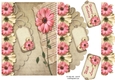 Floral elegance mock envelope card