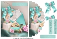 Tiffany Wedding cake mock envelope card sheet