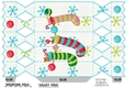 Blue and green stocking cracker