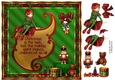 Christmas toys card front 8x8