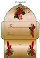 Christmas robin Christmas money wallet