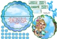 Alice in wonderland over the edge card