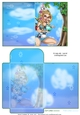 Alice in wonderland notelet and envelope set