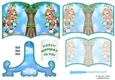 Alice in wonderland bookatrix card