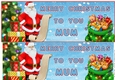Santas list mum large DL card