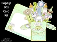 Baby pop up box card kit