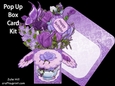 Birthday teapot roses pop up box card kit