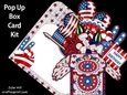 Freedom birthday pop up box card kit