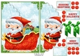 Santas sleigh envelope card