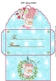 Christmas joyful hearts snowman red gift money wallet