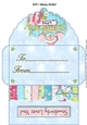 Christmas somebirdy loves you blue gift money wallet