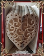 LV5 Heart flourish book folding pattern