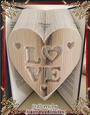 LV19 Love in hearts book folding pattern