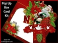 Home for Christmas pop up box card kit