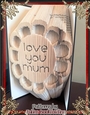 F28 love you mum scallop flower Combi book folding pattern