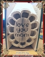 F29 love you mom scallop flower Combi book folding pattern