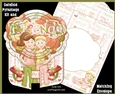 Gate fold Pyramage Card kit Best friends