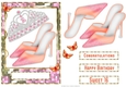 Sweet 16 tiara and shoes Pink mosaic gold frame quick card