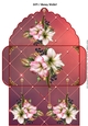 Festive Amaryllis gift money wallet