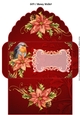 Christmas robin gift money wallet