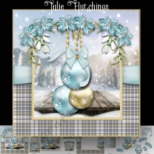 Blue Plaid Christmas