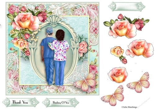 Thank you Nurses 7x7 topper